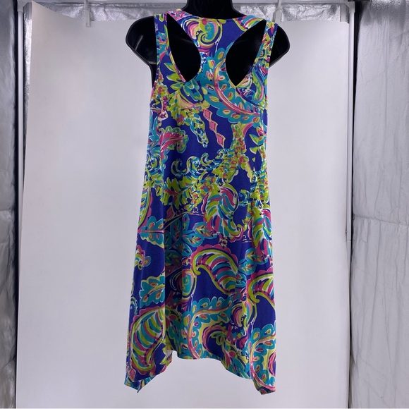 Lilly Pulitzer  Monterey Toucan Play Multi Racer Back Tank Swing Dress Size S - Picture 3 of 6